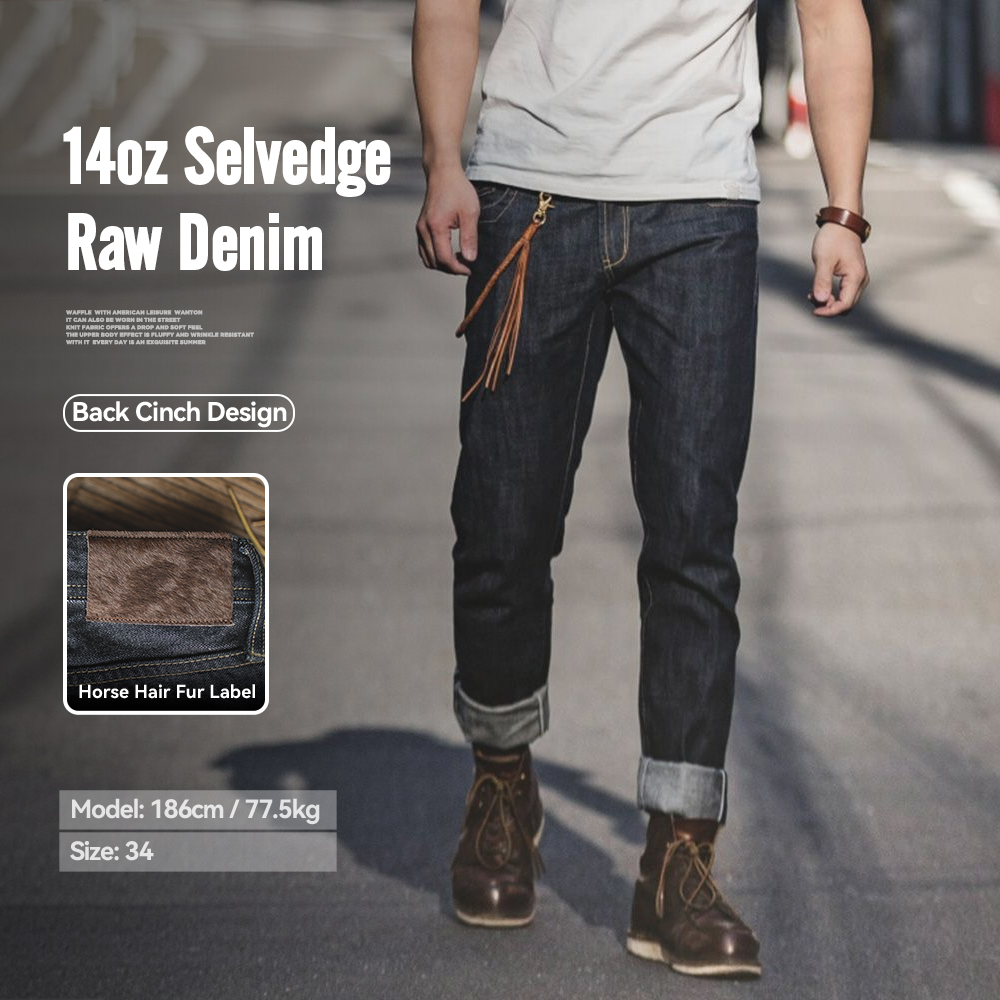 Levis Jeans 501 - Maden Vintage Raw Denim Jeans für