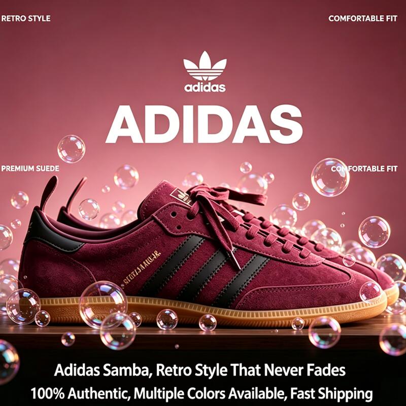 Adidas Shoes Gazelle - Adidas Samba Trefoil Unisex Low-Top-Sneaker, klassische,