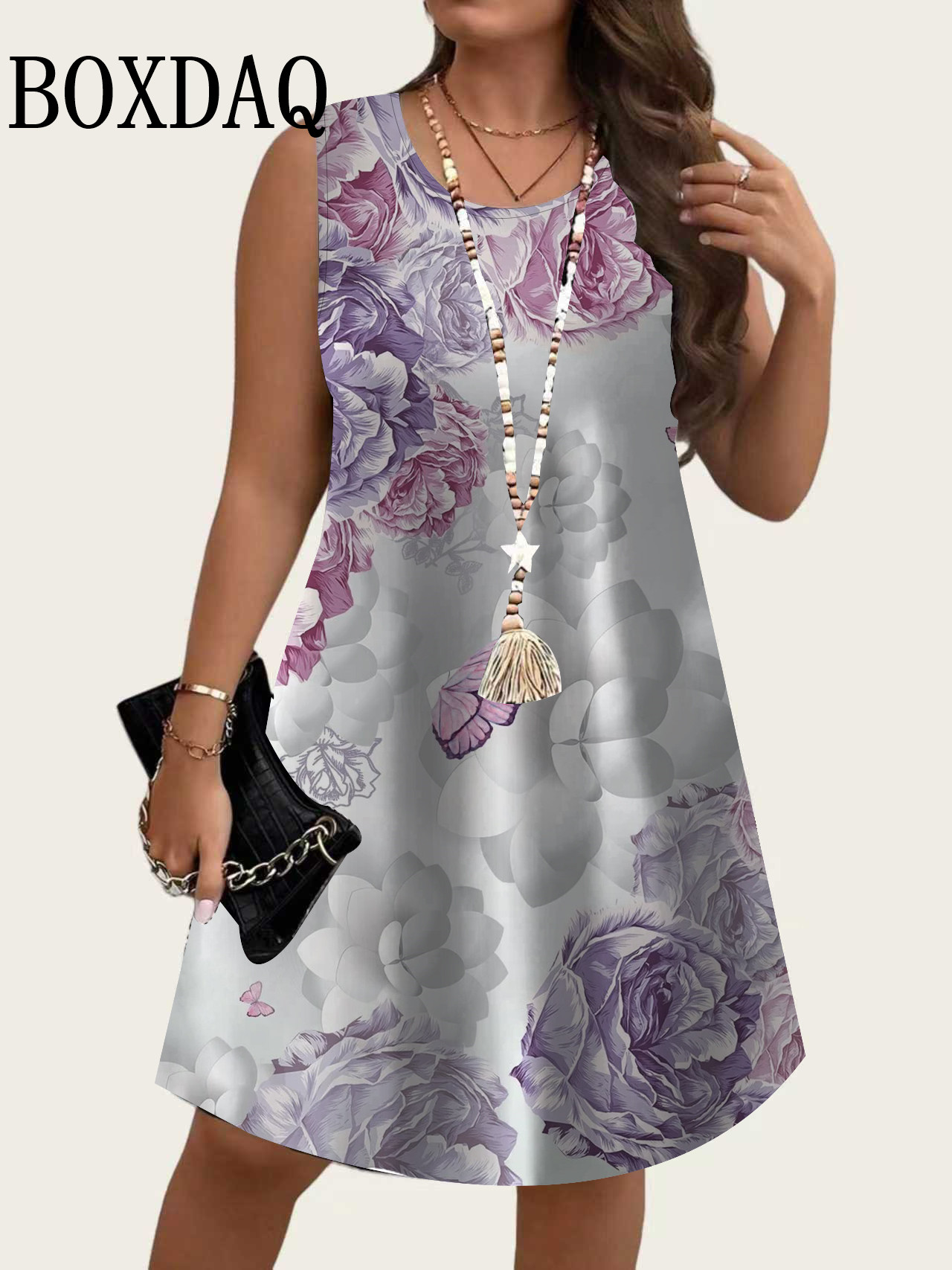 2026 Sommer Neue Ärmellose Dam – Romper Floral Print Bewertung und Preis