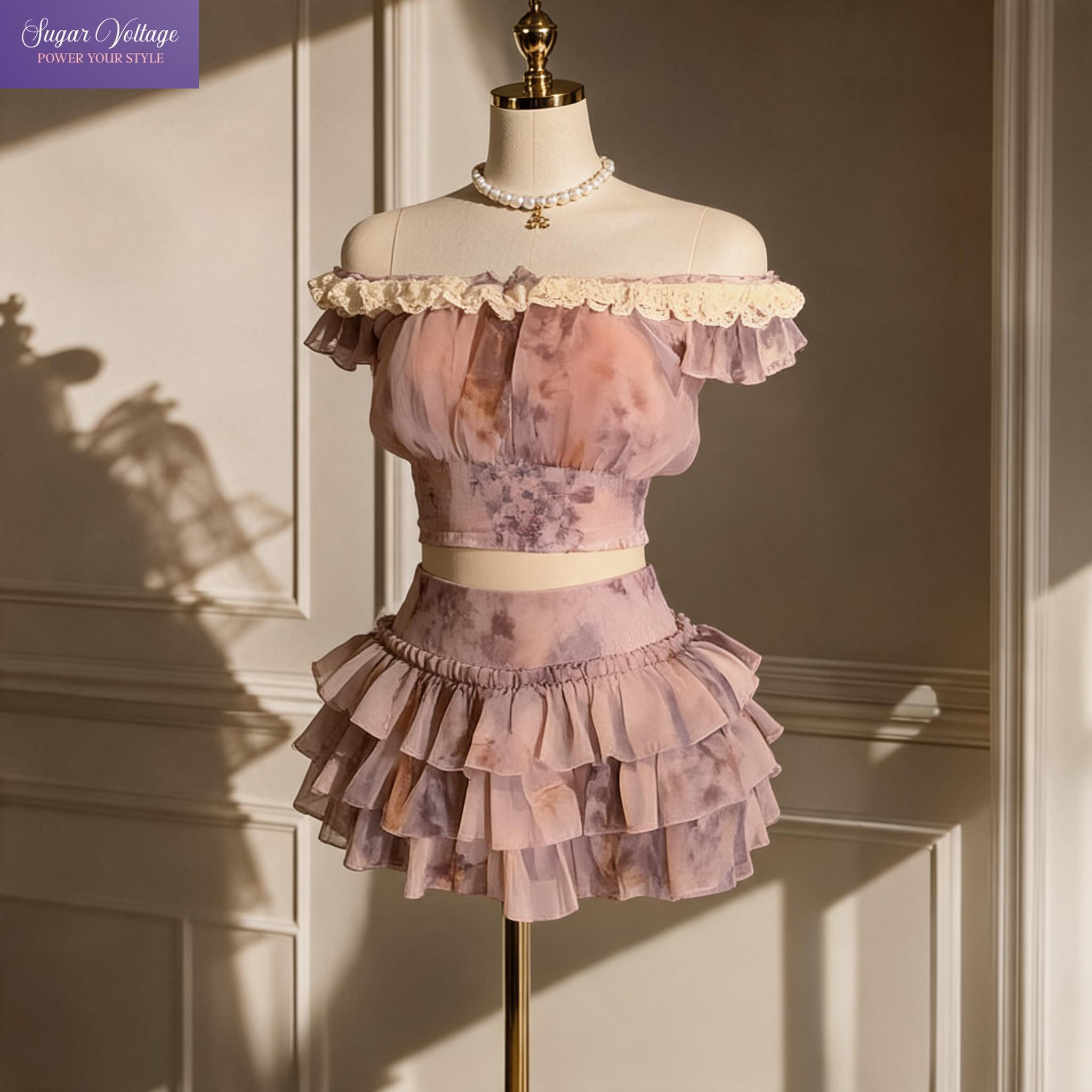 Französisches Süßes Coquette O – Romper Floral Print Bewertung und Preis
