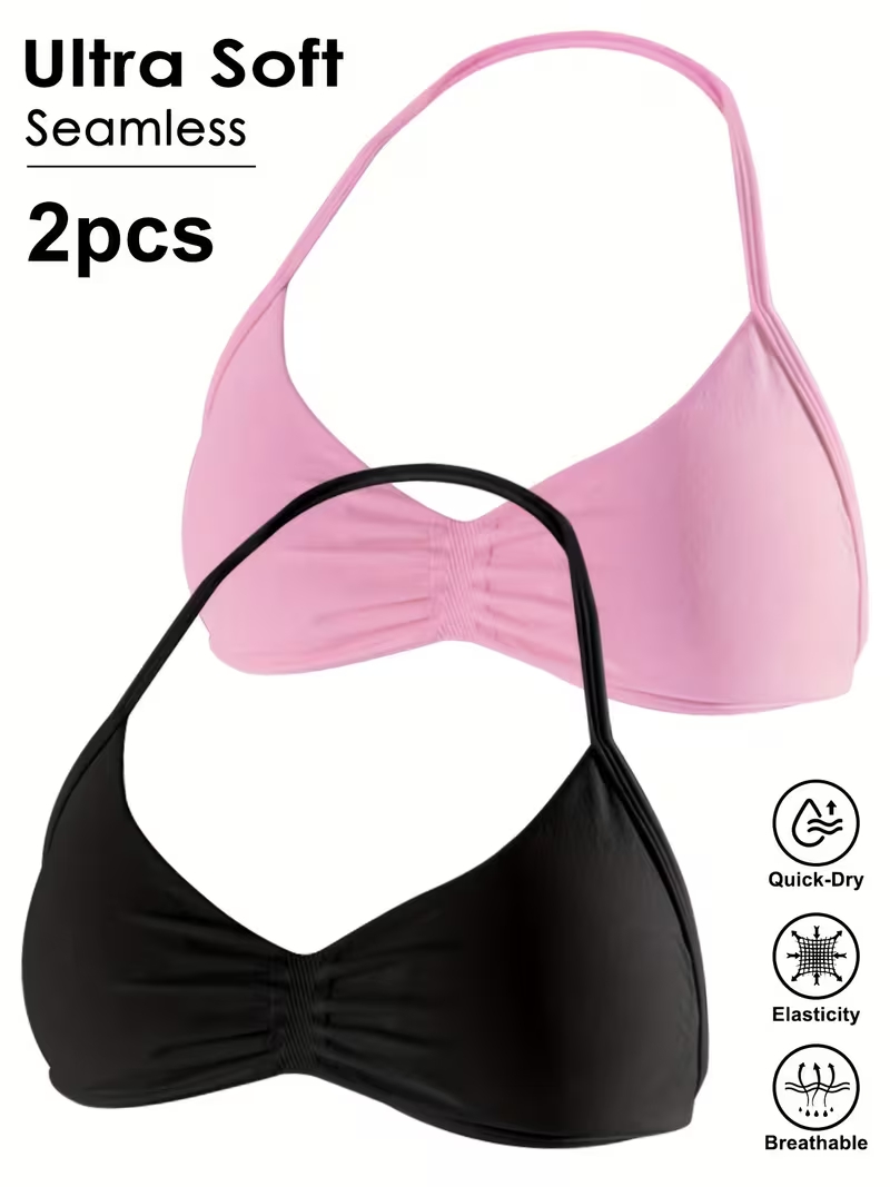 2 Stück Nahtlose Sexy Rückenfr – Crop Top Crochet Bewertung und Preis