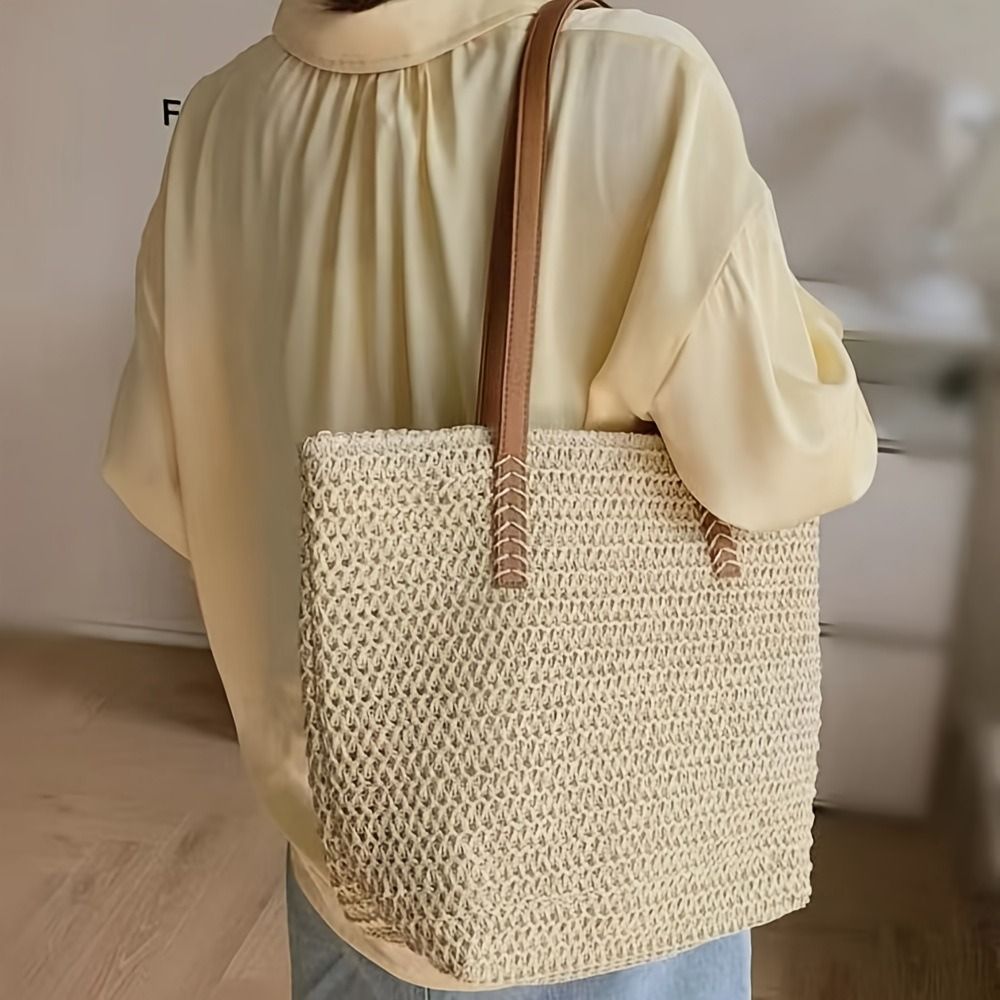 Niedliche Einfarbige Gewebte S – Tote Bag Beach Bewertung und Preis
